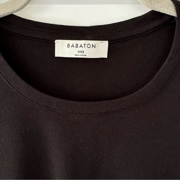 Babaton cropped black tshirt - Picture 3 of 4